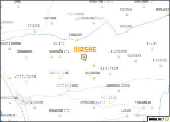 map of Xiashe