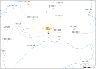 map of Xiashi