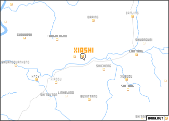 map of Xiashi