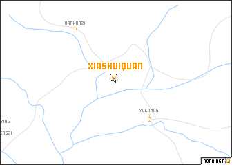 map of Xiashuiquan