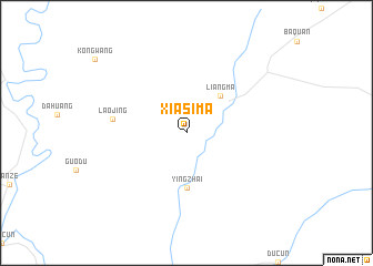 map of Xiasima