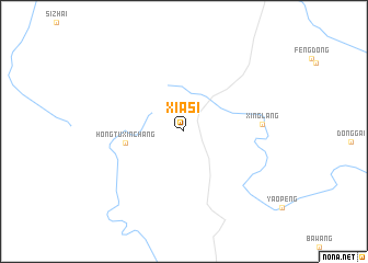 map of Xiasi