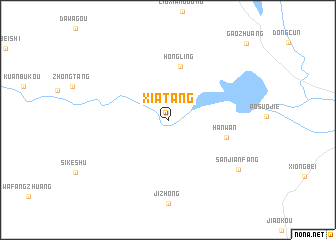 map of Xiatang