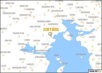 map of Xiatang