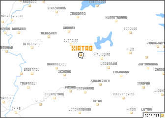 map of Xiatao