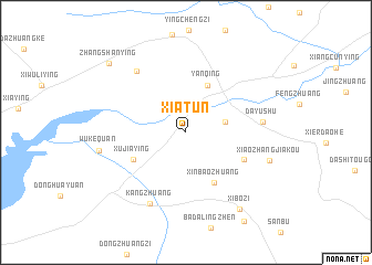 map of Xiatun