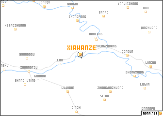 map of Xiawanze