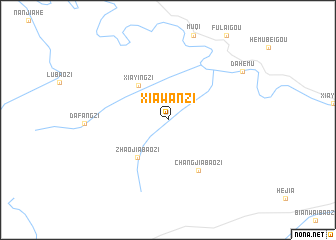 map of Xiawanzi