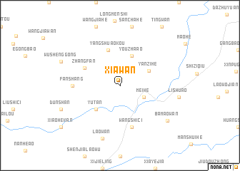 map of Xiawan