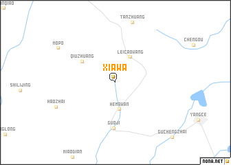 map of Xiawa