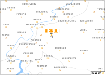 map of Xiawuli