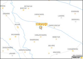map of Xiawuqi