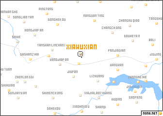 map of Xiawuxian