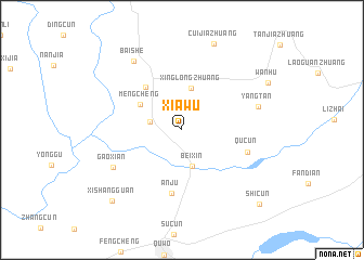 map of Xiawu
