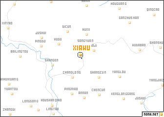 map of Xiawu