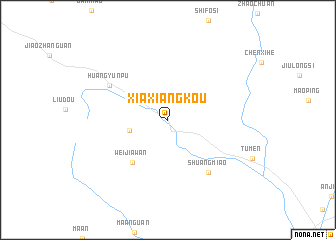 map of Xiaxiangkou