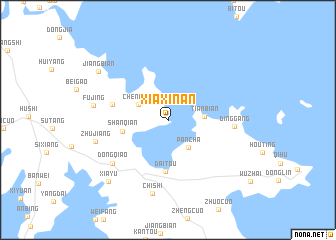 map of Xiaxin\