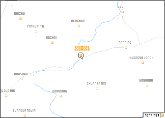 map of Xiaxi