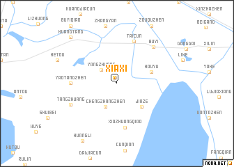 map of Xiaxi