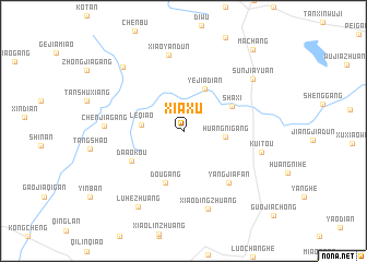 map of Xiaxu