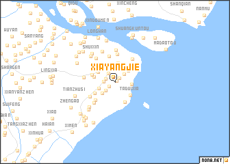 map of Xiayangjie