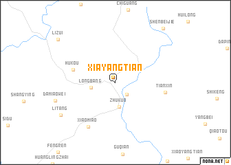 map of Xiayangtian