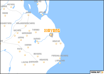 map of Xiayang