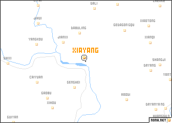 map of Xiayang