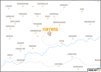 map of Xiayang