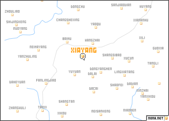 map of Xiayang