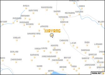 map of Xiayang