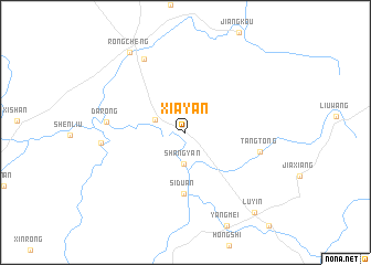 map of Xiayan