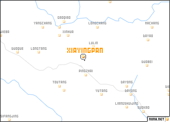 map of Xiayingpan