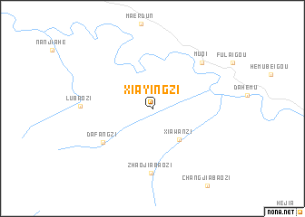 map of Xiayingzi