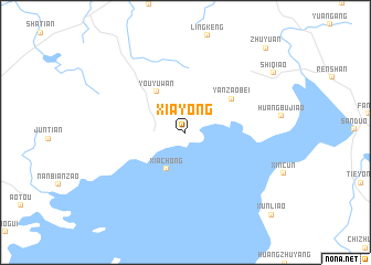 map of Xiayong