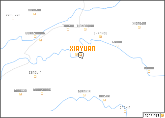 map of Xiayuan