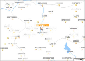 map of Xiayuan