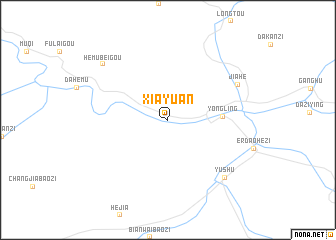 map of Xiayuan