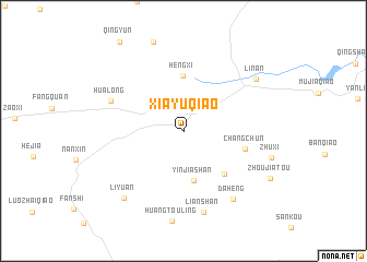 map of Xiayuqiao