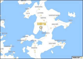 map of Xiayu