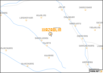 map of Xiazaolin