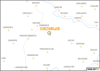 map of Xiazhaijie