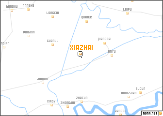 map of Xiazhai