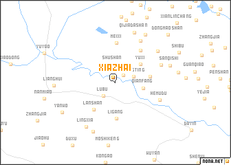 map of Xiazhai