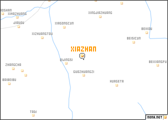 map of Xiazhan
