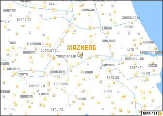 map of Xiazheng
