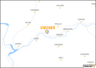 map of Xiazhen