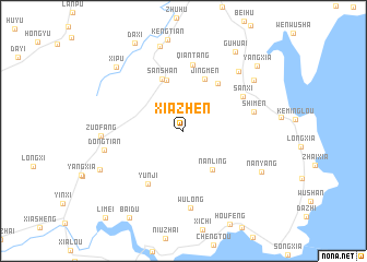 map of Xiazhen
