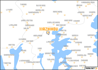 map of Xiazhihou