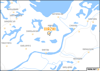 map of Xiazhi